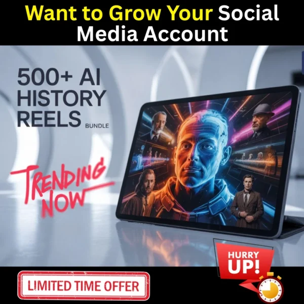 500+ AI History Reels Bundle