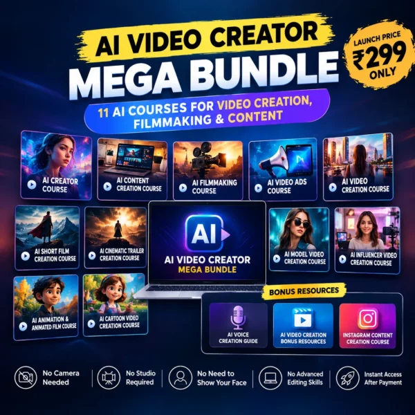 AI Video Creation Courses Mega Bundle